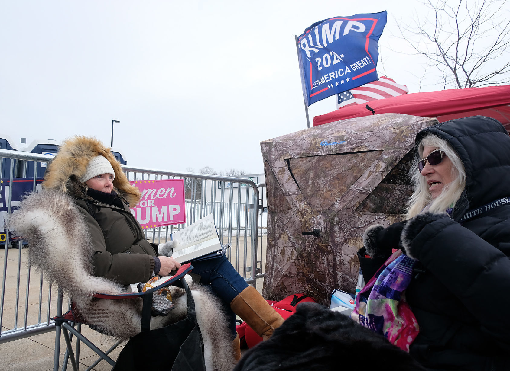 Trump rally campers Conn.